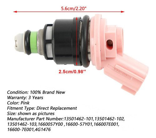 Inyectores D/combustible P/nissan Maxima Sentra 200sx Nx 4pz Foto 4