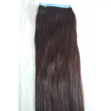 Cabelo Humano Loiro Platinado Mechado Nacional Tela 30g 60cm