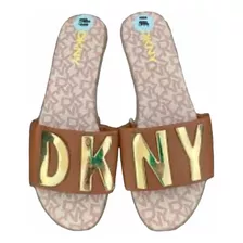 Sandalias Planas Dkny Originales #26 Mexicano