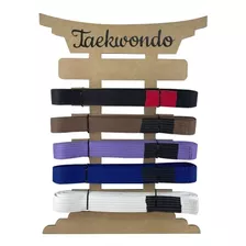 Quadro Porta Faixas Para Taekwondo 0444