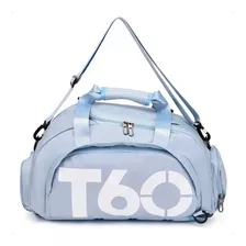 Bolsa Mala Mochila T60 Academia Bagagem Viagem Cor Azul-celeste