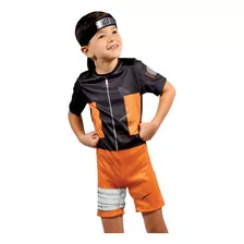 Fantasia Infantil Premium Naruto Roupa Original Com Faixa