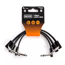 Pack De 3 Cables Patch Mxr De 15cm Angulados Para Pedales