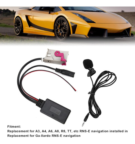 Receptor Bluetooth 5.0 Para Coche Con Auxiliar Audi A3 A4 R8 Foto 4