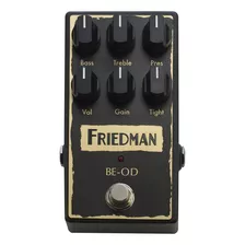 Pedal De Efeitos Friedman Amplification Be-od Overdrive De. Cor: Preto