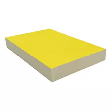 Cartaz Amarelo Liso P/laser/inkjet Formato A4 - 1000 Folhas