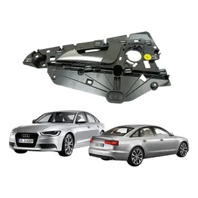 Maçaneta Interna Traseira Esquerda Audi A6 2012 2016 Prateado Traseira
