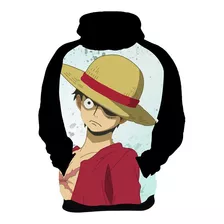 Blusa De Moletom One Piece Luffy Pirata Anime 9