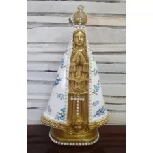 Nossa Senhora Aparecida Em Decoupage E Pérolas