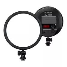 Ring Light Andoer 6 Polega 120 Led Bi-cor Cm-200d Luz Fonte