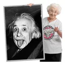 Poster Quadro Sem Moldura Albert Einstein 06 A1 84x60cm
