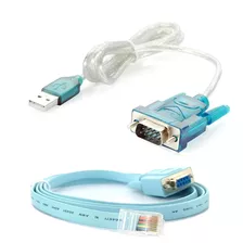 Cable Consola Cisco Serial Db9 A Rj45 + Serial Usb Ch340