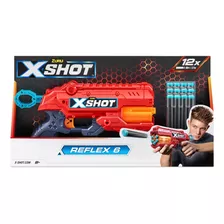 Lançador De Dardos X-shot Tk6 Vermelho Candide