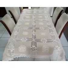 Toalha De Mesa De Crochê 8 Cad Bordados Do Ceara 