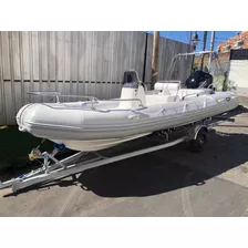 Semirrigido Kiel 560 Matrizado + Motor Mercury 90 Hp 4t Efi