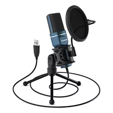 Microfono Usb, Condensador De Computadora Tonor, Microfono P
