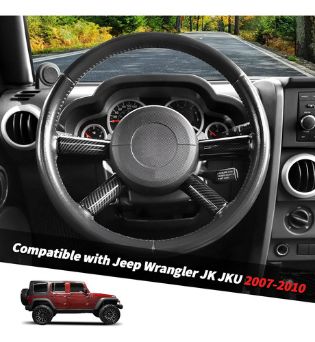 Jimen Compatible Con Jeep Wrangler Jk Jku 2007-2010, 4 Pieza Foto 2