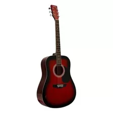 Guitarra Acústica De 6 Cuerdas, Derecha, Rojo (bga41rd...