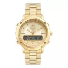 Relogio Euro Feminino Fashion Fit Sporty Dourado - Envio 24