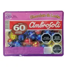Bandeja X 60 Huevos Macizos Chocolate Ambrosoli Pascua 504g