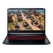 Notebook Acer Nitro 5 An515-57-579b Core I5 256gb Ssd +1tb Hd 15,6 Cor Preto