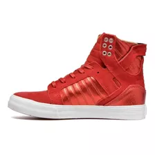 Tenis Supra Skytop Women 98003-602-m Red-white