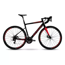 Bicicleta De Gravel Atlantic Xenon Fx 2x9 Velocidades Color Negro/rojo Tamaño Del Cuadro M