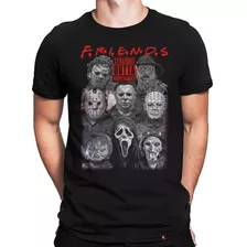 Camiseta Jason Freddy Krueger Chucky Friends Terror Filmes