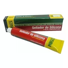 Pegamento Sellador Silicona Alta Temperatura Parsecs 25cm3 Color Rojo