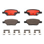 Set-4 Balatas Ceramica Traseras Saturn Aura 2.4l L4 2007