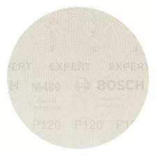 Folha De Lixa Expert 125mm G120 M480 5 Peças Bosch
