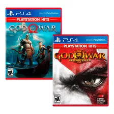 God Of War Remaster + God Of War 2018 Ps4 Fisico 