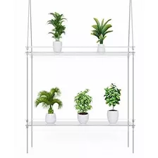 Estantes Colgantes Plantas Ventana 20 X6 X34 2 Estantes