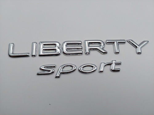 Emblemas Jeep Liberty Sport Letras Cromadas Del 2002 Al 2007 Foto 2