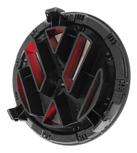 Emblema Parrilla Volkswagen Jetta Clasico Bora 08-15 Rojo/n  Foto 3