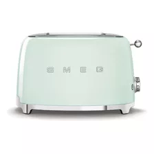 Smeg Tostadora Retro De 2 Rebanadas (verde Pastel) Color Verde Pastel