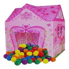 Pelotero Carpa Casita Juegos Castillo Princesas + 50 Pelotit