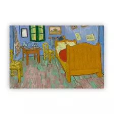 O Quarto Van Gogh Arte Quadro Canvas 60x40cm