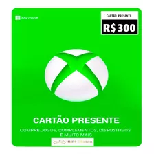  Cartão Presente Xbox Giftcard R$ 300 Reais - Envio Imediato