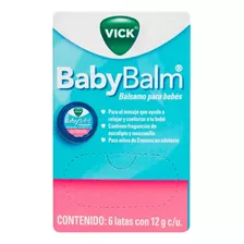 Vick Baby Balm 12g Packx6