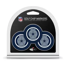 Team Golf Nfl Dallas Cowboys - Marcadores De Bola De Golf (3