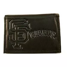 Mlb Gigantes De San Francisco Plegado Triple Cartera De Cuer