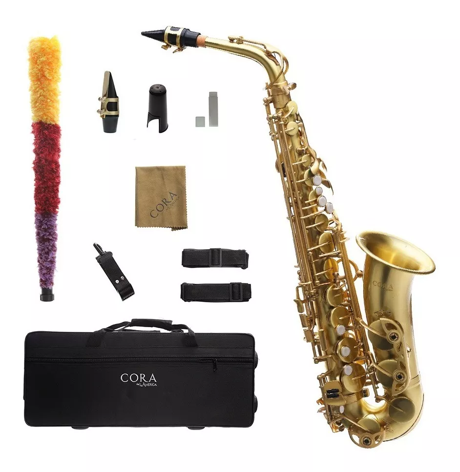 Saxofón Alto Dorado Matte Cora By L. America