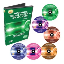 Coleção Aprenda Tirar Música De Ouvido 6 Dvds- Original-edon