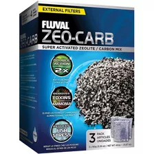 Fluval Carbon Activado / Zeolita Caja 450 Gr C/3 Repuestos