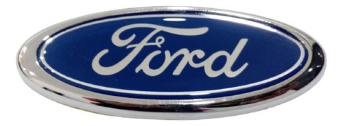Emblema Ford Mediano Autoadhesivo Borde Cromado 12cm X 5cm Foto 3