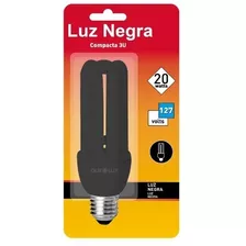 Lâmpada De Luz Negra 20watts