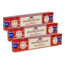 Pack De 3 Cajas De Incienso Dragons's Blood, 15 Gms Cad...