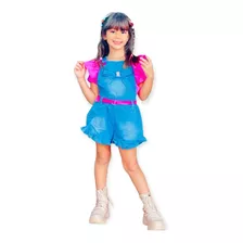 Conjunto Infantil Menina Jeans Blogueirinha Mini Diva