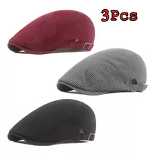 Gorra De Boina Transpirable Para Hombre De 3 Piezas